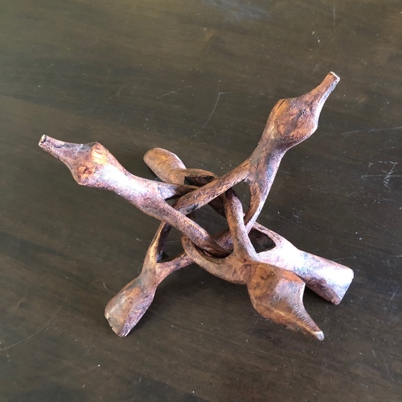 Abstract Art Bowl Stand from the '70's - Picture 3 of 9